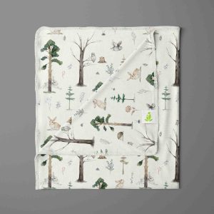 Tropical Woods Receiving Blanket-imababywear