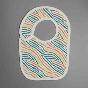 Motley Stripes Reversible Bib-imababywear