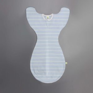 Cool Blue Stripes Swaddler-imababywear