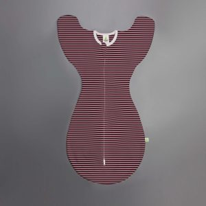 Maroon Stripes Swaddler-imababywear